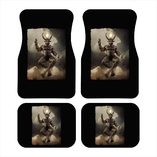 Daddy Baphomet dark PG Car Mats