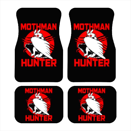 Cryptozoologist Cryptid Folklore Funny Mothman Car Mats