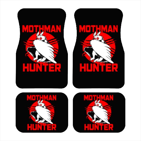 Cryptozoologist Cryptid Folklore Funny Mothman Car Mats