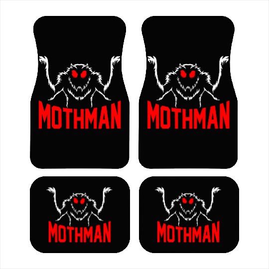 Folklore Monsters Cryptid Goth Mothman Car Mats