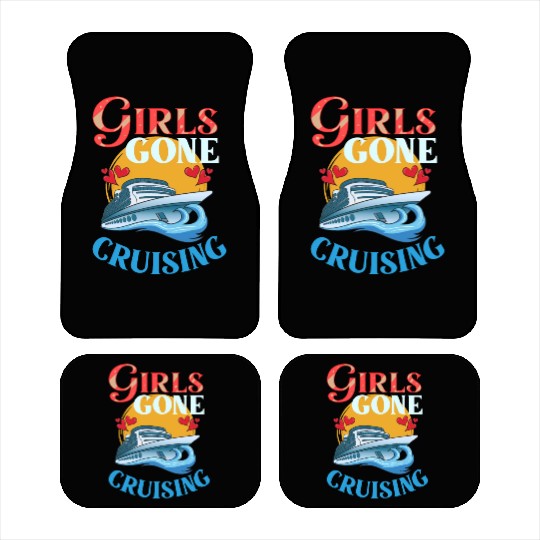 Cruise Ship Vacation Trip Party Sailing Boating Car Mats