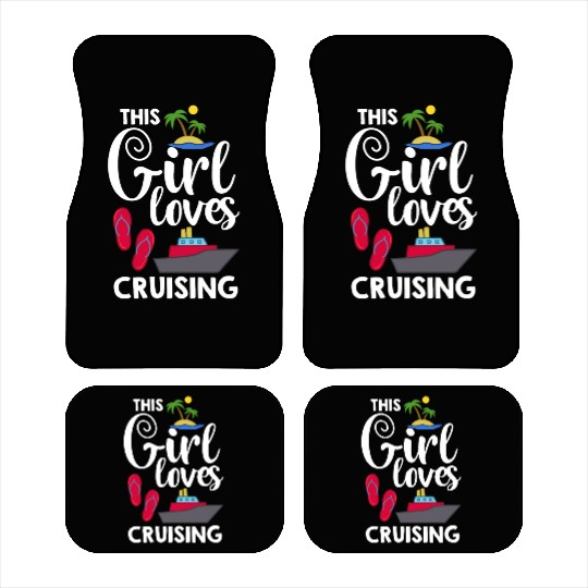 Cruise Ship Vacation Trip Party Sailing Boating Car Mats