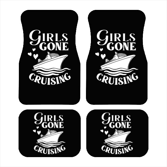 Cruise Ship Vacation Trip Party Sailing Boating Car Mats