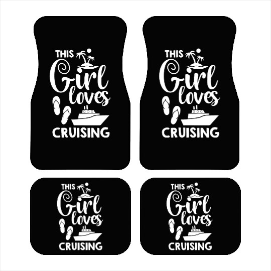 Cruise Ship Vacation Trip Party Sailing Boating Car Mats
