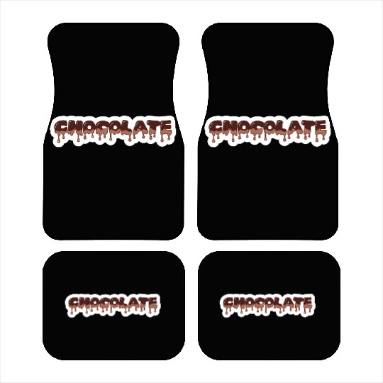 Chocolate - Lazy Halloween Costume Chocolate Lover Car Mats