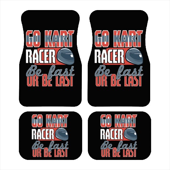 Its A Race Day Go Kart Racing Car Mats