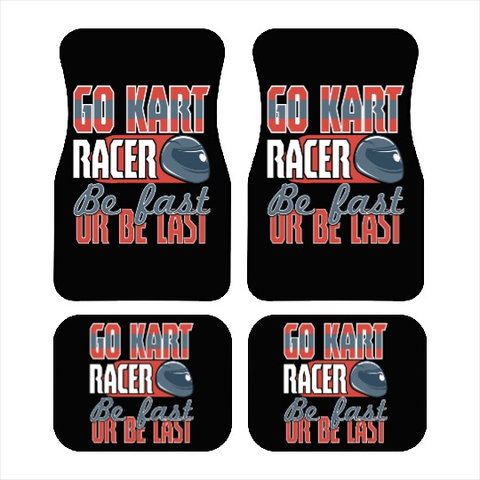 Its A Race Day Go Kart Racing Car Mats