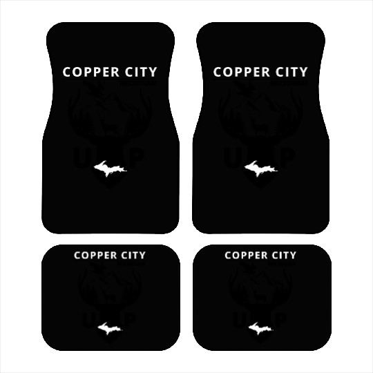 Copper City Michigan Upper Peninsula Car Mats