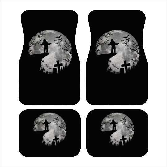 Halloween Werewolf Witchs Full Moon trick or treat Car Mats