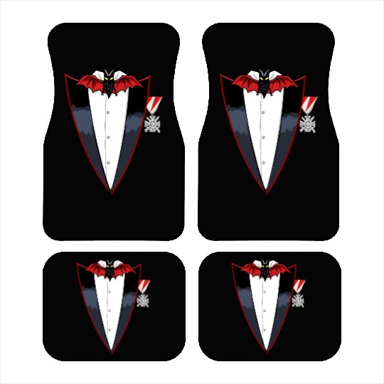 Realistic Dracula Tuxedo Instant Costume Car Mats