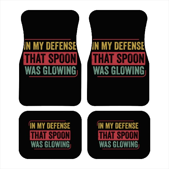 Chemistry Spoon Science Chemist Funny Laboratory Car Mats