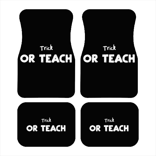 Trick Or Teach - Halloween Car Mats