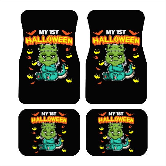 My First Halloween Scary Hallow's Eve Birthday Car Mats
