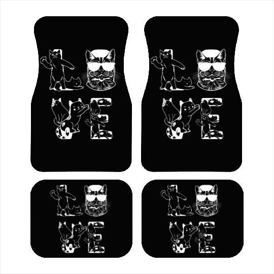 Cat LOVE Cats I Cute Cat Lover I Cat Owner LOVE Ca Car Mats