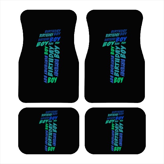 Birthday Boy 1st Birthday | Boys Birthday Car Mats |