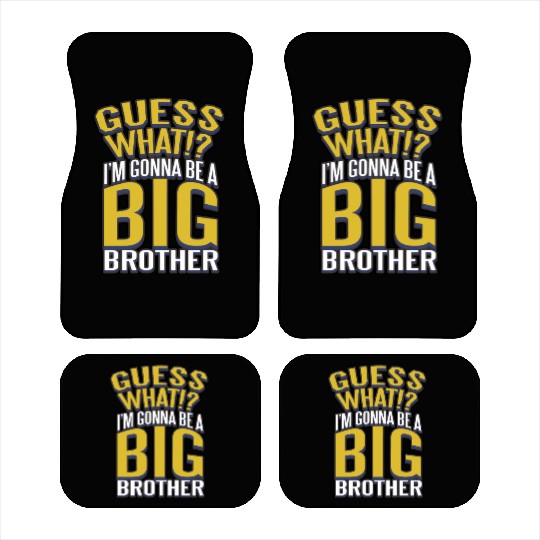 Big Brother Finally Novelty Design For Boys & Car Mats