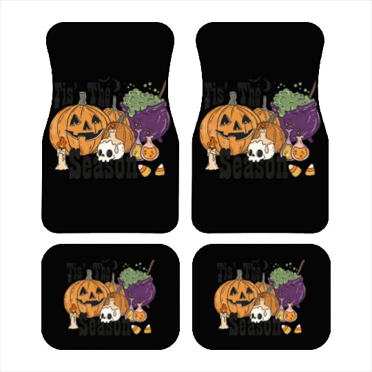 Fun Halloween Designs Tis the Season Car Mats