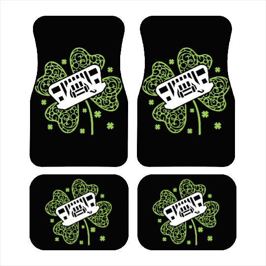 Shamrock Jeep Car Mats