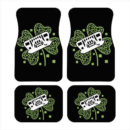 Shamrock Jeep Car Mats