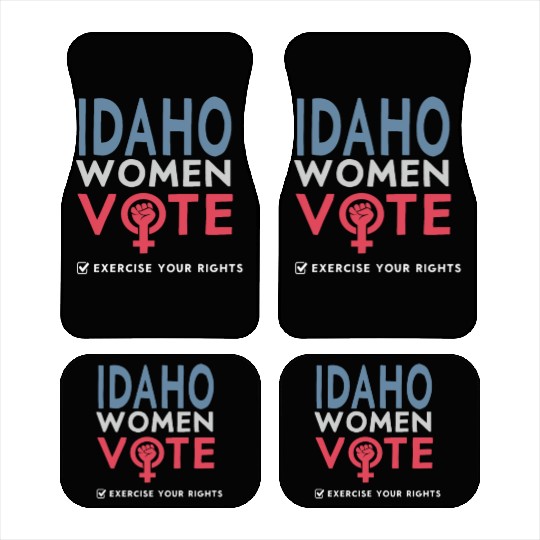 Idaho Women Vote Voter 2022 Election Feminist Car Mats