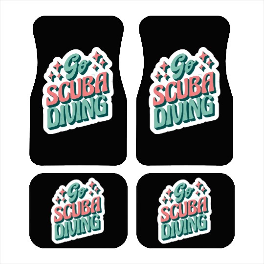 go scuba diving Car Mats