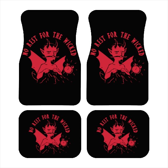 No Rest For The Wicked Car Mats