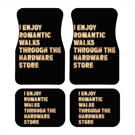 Funny Dad Handyman Hardware Store Tools Novelty Car Mats