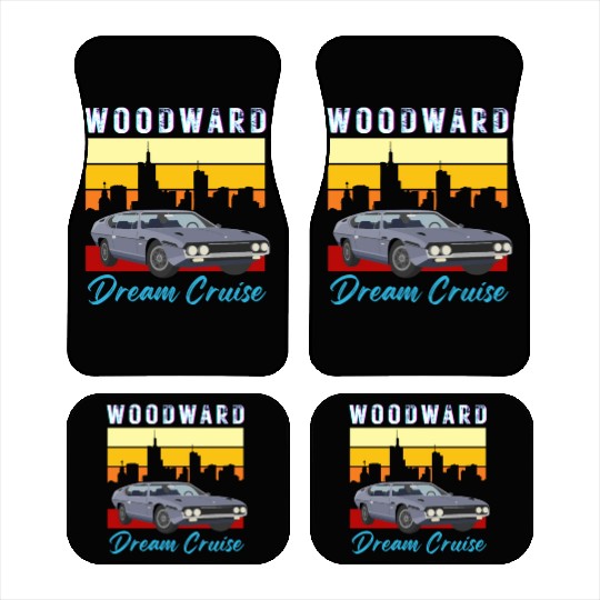 Woodward dream cruise motor show Detroit city Car Mats