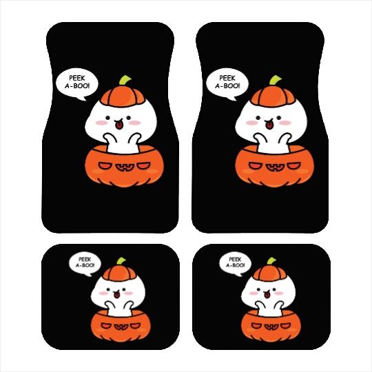 Peek a boo! Let’s prepare the Halloween! Car Mats