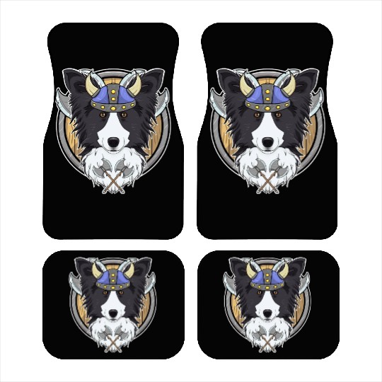 Border Collie I Valhalla I Viking Car Mats