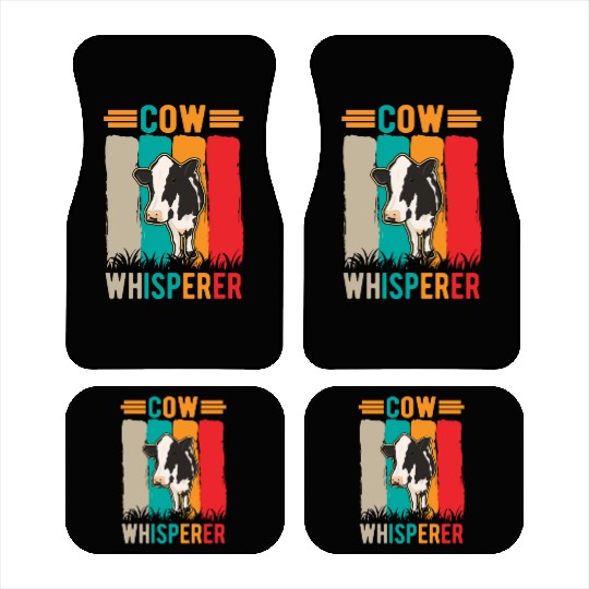 Cow Whisperer Cattle Cows Car Mats