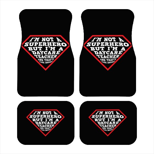 Daycare Teacher Childcare Provider Car Mats