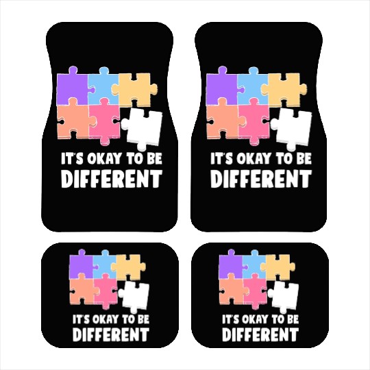 Funny Autism Teacher Car Mats