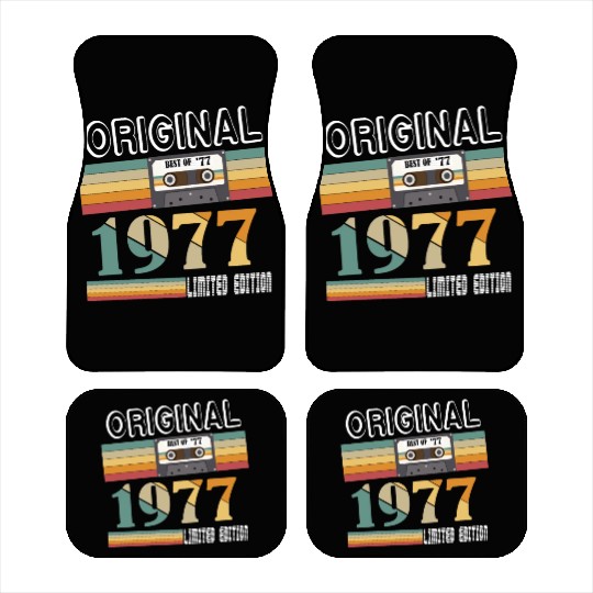 1977 Vintage Vintage Retro Birthday Gift Car Mats