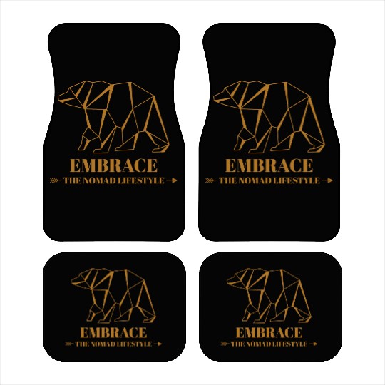 Embrace The Nomad Lifestyle Design Car Mats