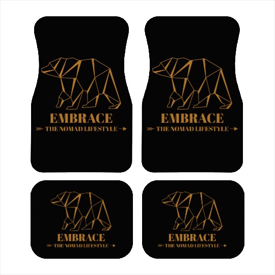 Embrace The Nomad Lifestyle Design Car Mats