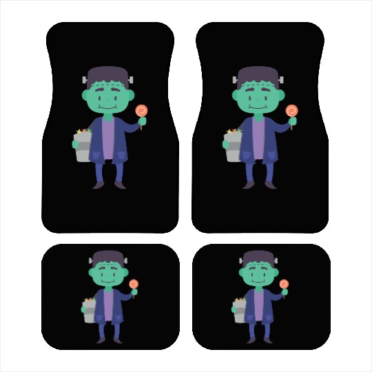 Candy Collector Happy Scary Halloween Vampire Car Mats
