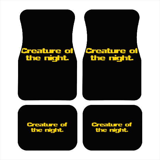 Creature Of The Night Car Mats