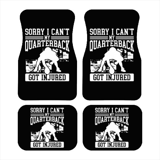 Fantasy Football Player Sorry I cant Injury Car Mats
