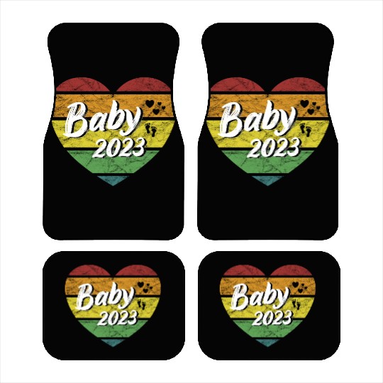 Baby 2023 newborn pregnancy retro Car Mats