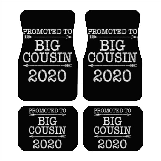Cute Vintage Arrow Funny Promoted To Big Cousin Es Car Mats