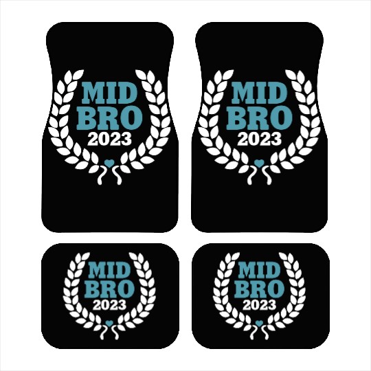 Mid Bro 2023 - Middle Brother Baby Birth Boy Car Mats