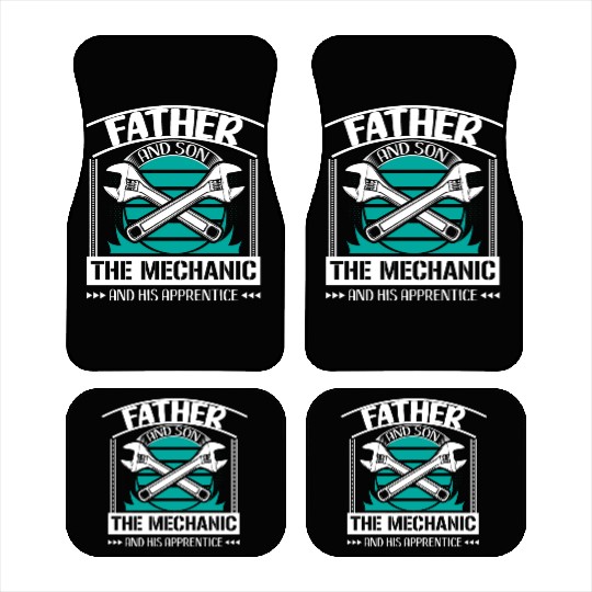 Father & Son Newborn Dad Gift Car Mats