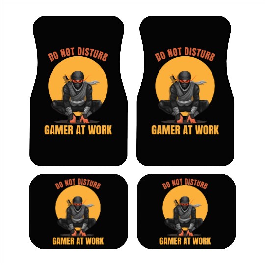 Do Not Disturb Gamer At Work-Gaming Lover Car Mats
