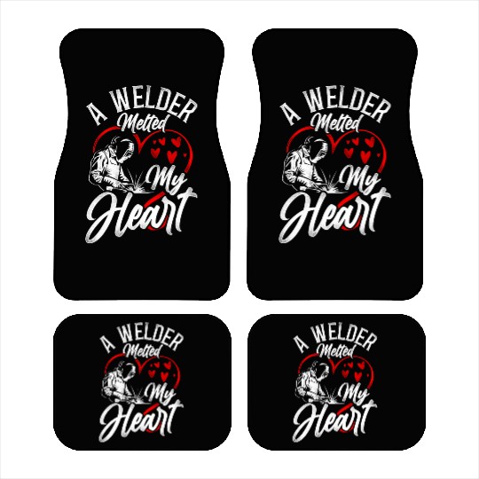 Welder Welding Girlfriend Car Mats