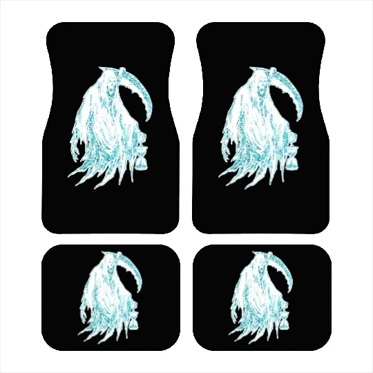 Funny Haloween Green Grim Reaper Costume Car Mats