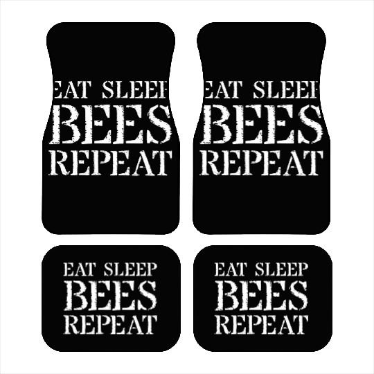 Beekeeper Car Mats Gift For Beekeeping Eat Sleep