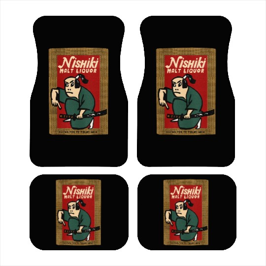 Vintage Japanese Malt Liquor Car Mats