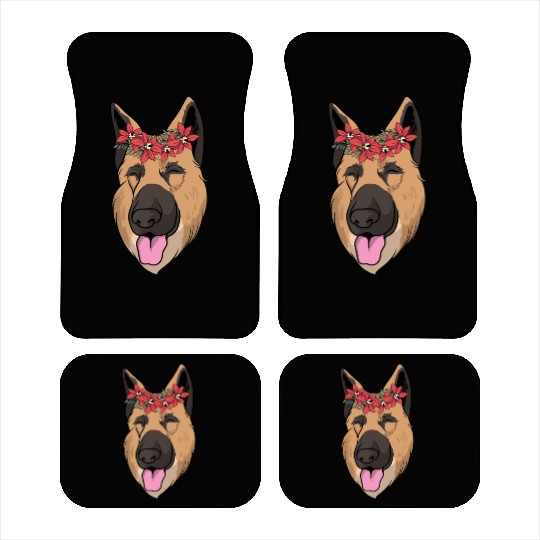 Dog German Shepherd Car Mats