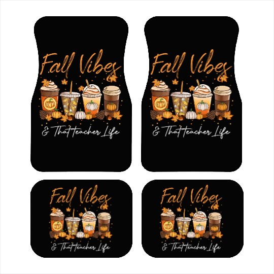 Fall Vibes & That Teacher Life Car Mats